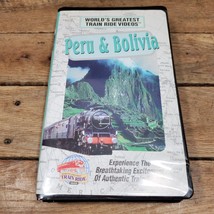 Brand New Sealed Vhs World&#39;s Greatest Train Ride Videos: Peru &amp; Bolivia Vhs - £7.80 GBP