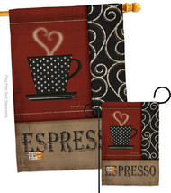 Espresso - Impressions Decorative Flags Set S117026-BO - £46.17 GBP