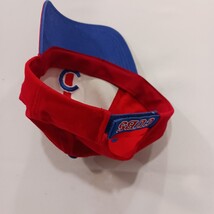 MLB Chicago Cubs Men's Back Strap Red Cotton Baseball Cap Hat image 11