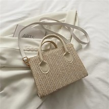 Fashion Women Summer Straw Crossbody  Bag Fashion Beach Rattan Handbag for Women - £122.30 GBP