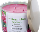 BODYCOLOGY WATERMELON SPLASH by Bodycology 3 WICK CANDLE 14.5 OZ - $22.00