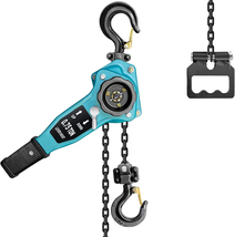 Manual Lever Chain Hoist 3/4 Ton 1650 Lbs Lever Hoist 5 Ft Ratchet Chain... - $98.68