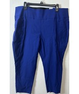 Apartment Nine Women’s Mid Rise Noah Navy Blue Ankle Pants Size XL Petite - $29.69