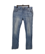 BKE Jeans Blue Denim Jake Straight Leg Mens Tag 34R (ACT 34x31) Medium Wash - £25.93 GBP