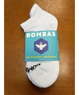 Bombas 3 PAIRS of Women's Ankle Socks (Honeycomb White, Medium) - $20.99