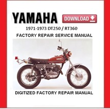 YAMAHA DT250 / RT360 1971-1973 Factory Service Repair Manual - $20.00