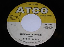 Bobby Darin Dream Lover Bullmoose 45 Rpm Record Atco Label VG+ - £11.91 GBP