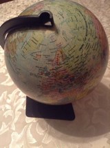 Vintage 1972 Scan Globe A/S World Globe desk top base Havdrup/Danmark ro... - $22.00