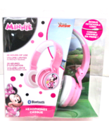 New eKids Disney Junior Minnie Mouse Wireless Bluetooth Headphones W/Mic... - $22.79