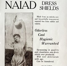 Naiad Dress Shields 1906 Advertisement Clothing C E Conover Co NY DWAA21 - £23.58 GBP