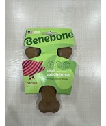 Benebone Wishbone Small Bacon Dog Chew Toy Made In USA 5.25&quot; - €12,22 EUR