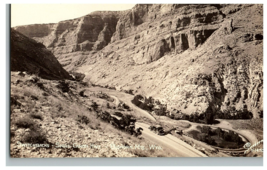 RPPC Sanborn Postcard Y-1470 Switchbacks Shell Canon Trail Big Horn Mts. Wyoming - £15.49 GBP