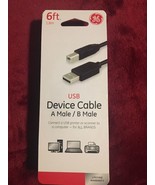 USB Device Cable A Male/B Male 6Ft by GE - $295.66 MXN
