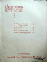 Manuel De Falla - Spanish Dance No. 1 / 1923 Robert Schmitz Edition Piano - £8.91 GBP