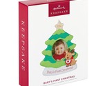 Hallmark 2022 Baby’s First Christmas Photo Holder Frame, Christmas Tree ... - $7.69