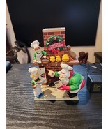 Vintage Mr Christmas &quot;Christmas Confectionery&quot; Animated Music Stove &amp; Sm... - $25.11