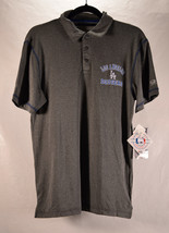 Los Angeles Dodgers MLB True Fan Polo Shirt Size Small Mens Grey Blue New - £18.62 GBP