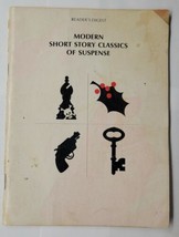 Reader&#39;s Digest Modern Short Story Classics of Suspense 1968 Paperback Booklet - £4.68 GBP
