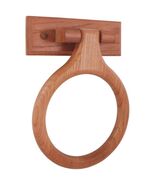 LDR Industries 165 9840 Rustic Oak Towel Ring - $470.45 MXN