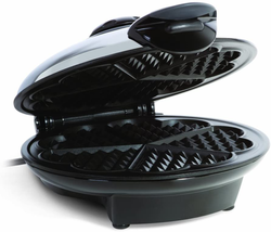 Heart Shaped Waffle Maker Non Stick Plates Silver NEW - £48.60 GBP