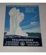 Yellowstone National Park Postcard Vintage Unknown Mint Condition - $14.99