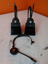 Lot of 2 Defective Jabra WHB051BS WHB050BS Wireless Headset and Stations... - £90.32 GBP