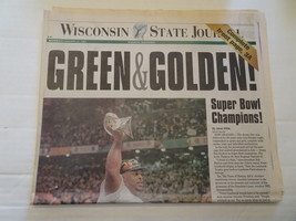 Wisconsin State Journal - January 27, 1997 - GREEN &amp; GOLDEN! - Newspaper  - $13.69 CAD
