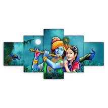 India at your Doorstep Eternal Love Enchanting Radha Krishna Wall Art Bring Harm - £50.12 GBP