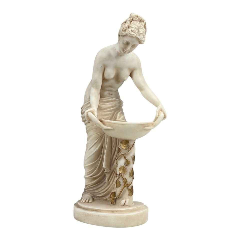Hestia Vesta Goddess of Home Family Architecture Statue Sculpture Grey Patina... Item image 2