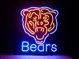 New NFL Chicago Bears Football Beer Bar Neon Light Sign 16&quot;x 14&quot; [High Quality] - £109.48 GBP