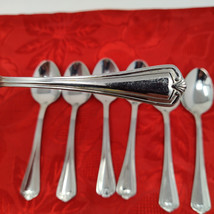 7X Tsp Reed &amp; Barton HADLEY Select 18/10 Stainless Flatware TeaSpoons - £15.78 GBP