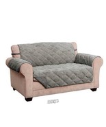 Hudson Sherpa Reversible Slipcover Loveseat Super Soft Grey 100% Polyester - €36,86 EUR