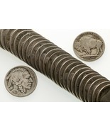 1923-S Buffalo Nickel Rouleau En Bon À Fin État 40 Pièces - €192,87 EUR