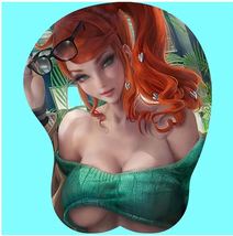 3D Silicone Wrist Mouse Pad Two-dimensional Anime Cartoon Hand Rest Offi... - $24.95
