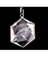 satyaloka Quartz Hexagonal Star Pendant with Phenomenal Energy | azeztul... - £55.18 GBP