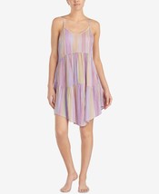 Layla Womens Intimate Striped Sleeveless Short Chemise,Multi Stripe,Large - $60.00