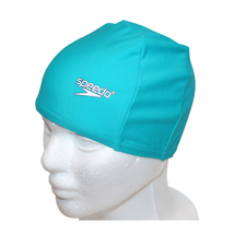 Dark Teal Speedo Lycra Swim Cap w/ UV Sun Protection - One Size Fits Most - £8.01 GBP