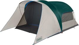Coleman Weatherproof 4-Person Cabin Tent with Screened Porch Rainfly Inc... - €115,45 EUR