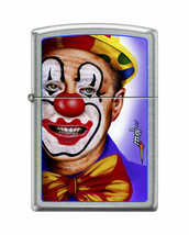  &quot;Mazzi-Clown Face&quot; Brushed Chrome Finish ZIPPO LIGHTER - $451.16 MXN