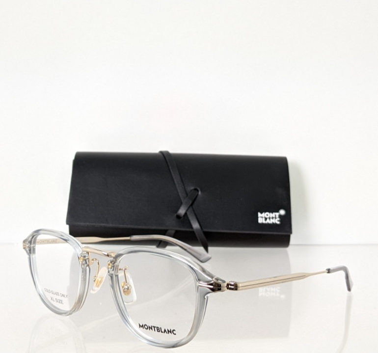 New Authentic Mont Blanc Eyeglasses MB 0336 003 Transparent 48mm Frame M... - $247.49