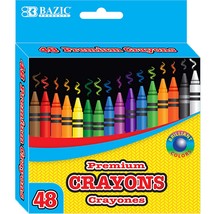 Premium Color Crayons Coloring Set | 48-Count - $11.99+