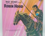Record Walt Disney&#39;s Presents Story of Robin Hood Yellow Label 1964 DQ12... - $19.75