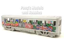 7 Inch New York City Subway Car &quot;Latinos&quot; Graffiti 1/128 Scale Diecast M... - $18.80