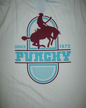 New Hooey Punchy T-Shirt Cowboy Gildan Cream Color Softstyle Cotton Mens... - $14.80