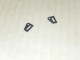 LIONEL PART - 3360-64 - PAIR OF SWITCH SPRING LINKS- NEW- H1 - $1.28