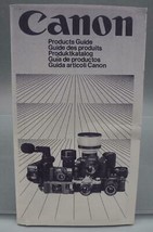 Vintage Canon Camera Products Guide dq - $24.74