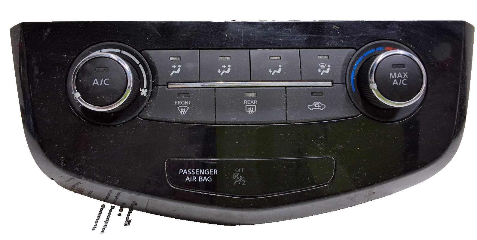 17 18 19 20 21 22 23 Nissan rogue heater AC control panel OEM VIN K 2750... - $29.69