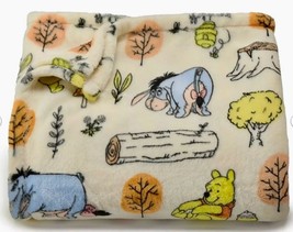 Disney Winnie The Pooh Character Plush Large Fleece Blanket 60&quot; X 72&quot; - $455.59 MXN