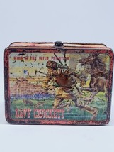 Vintage Davy Crockett Kit Carson Disneyland Friontierland Metal Lunchbox... - £44.80 GBP