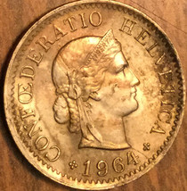 1964 Switzerland 5 Rappen Coin - £1.98 GBP